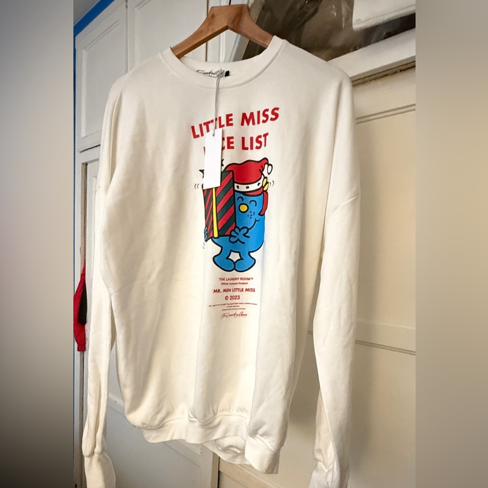 Little Miss Naughty White Sweater